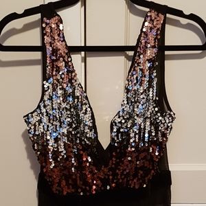 SHEIN sequined body suit NWOT